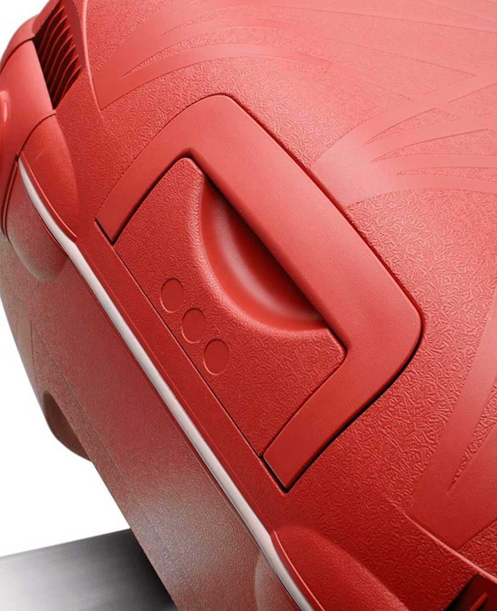 Roncato Maleta Mediana Light 80 litros con Cierre de Anclaje TSA 4 Ruedas Dobles Muy Resistente 10 años de Garantia color Rojo - Imagen 8