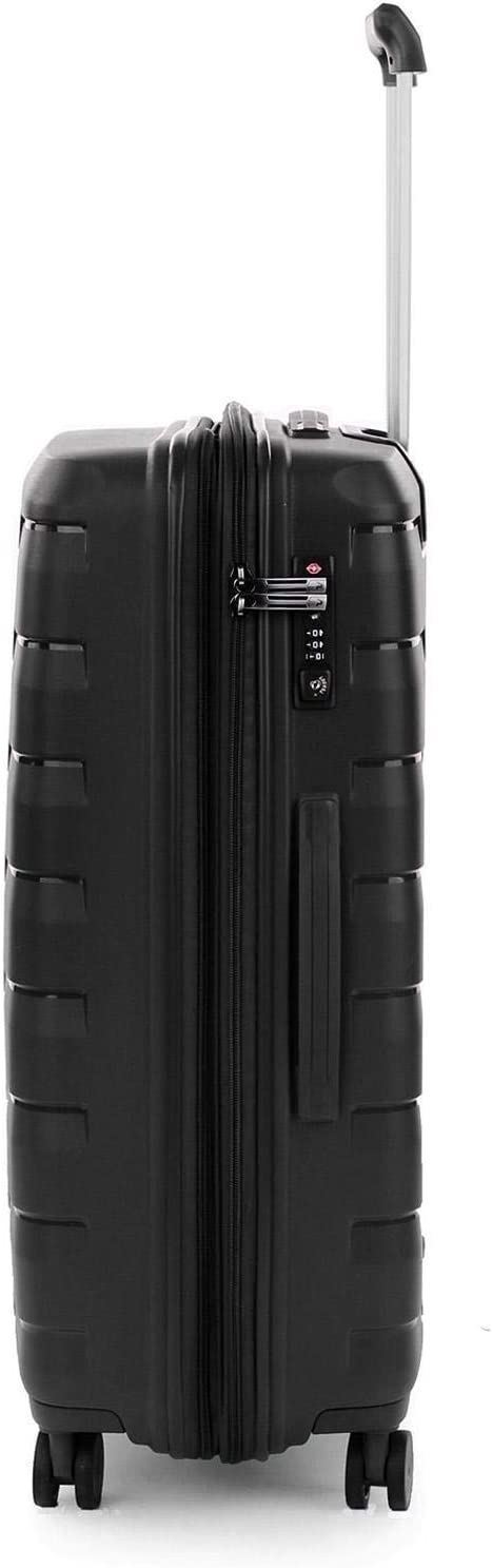 Roncato Maleta Mediana Rigida Skyline Expandible color Negro Garantia 5 años - Imagen 3