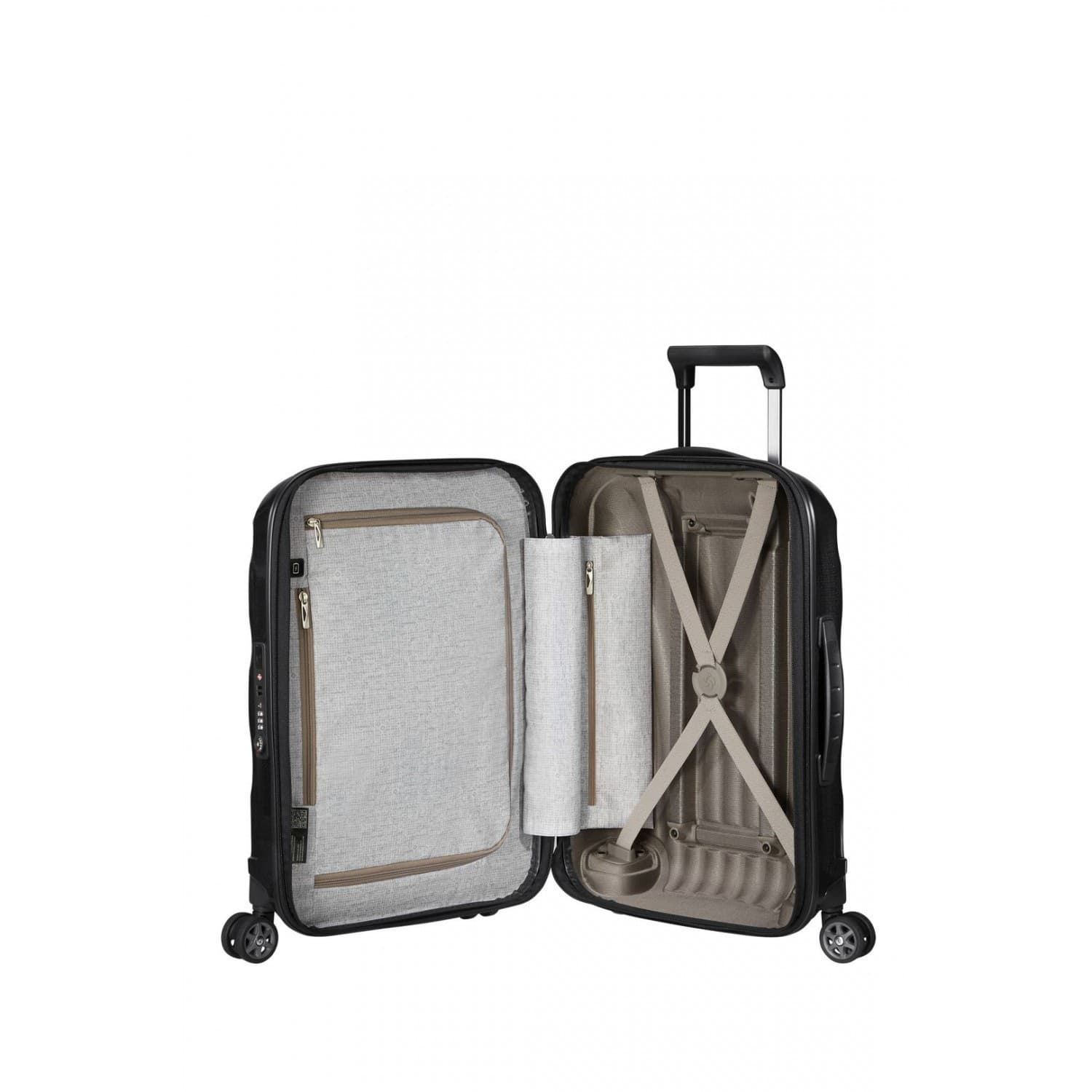 Samsonite Maleta C-Lite Cabina Expandible 55X40X20/23 Cms Capacidad 36/42 Litros Ultra Resistente y Ligera 2.1 Kilos color Black - Imagen 6