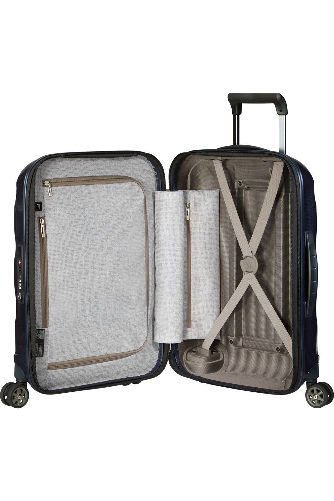 Samsonite Maleta C-Lite Cabina Expandible 55X40X20/23 Cms Capacidad 36/42 Litros Ultra Resistente y Ligera 2.1 Kilos color Midnight Blue - Imagen 6