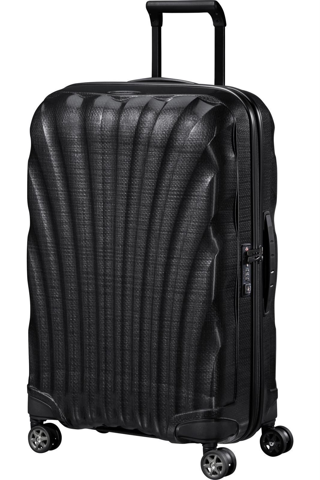 Samsonite Maleta C-Lite Mediana 69 Cms Capacidad 68 Litros Ultra Resistente y Ligera 2.5 Kilos color Black - Imagen 2