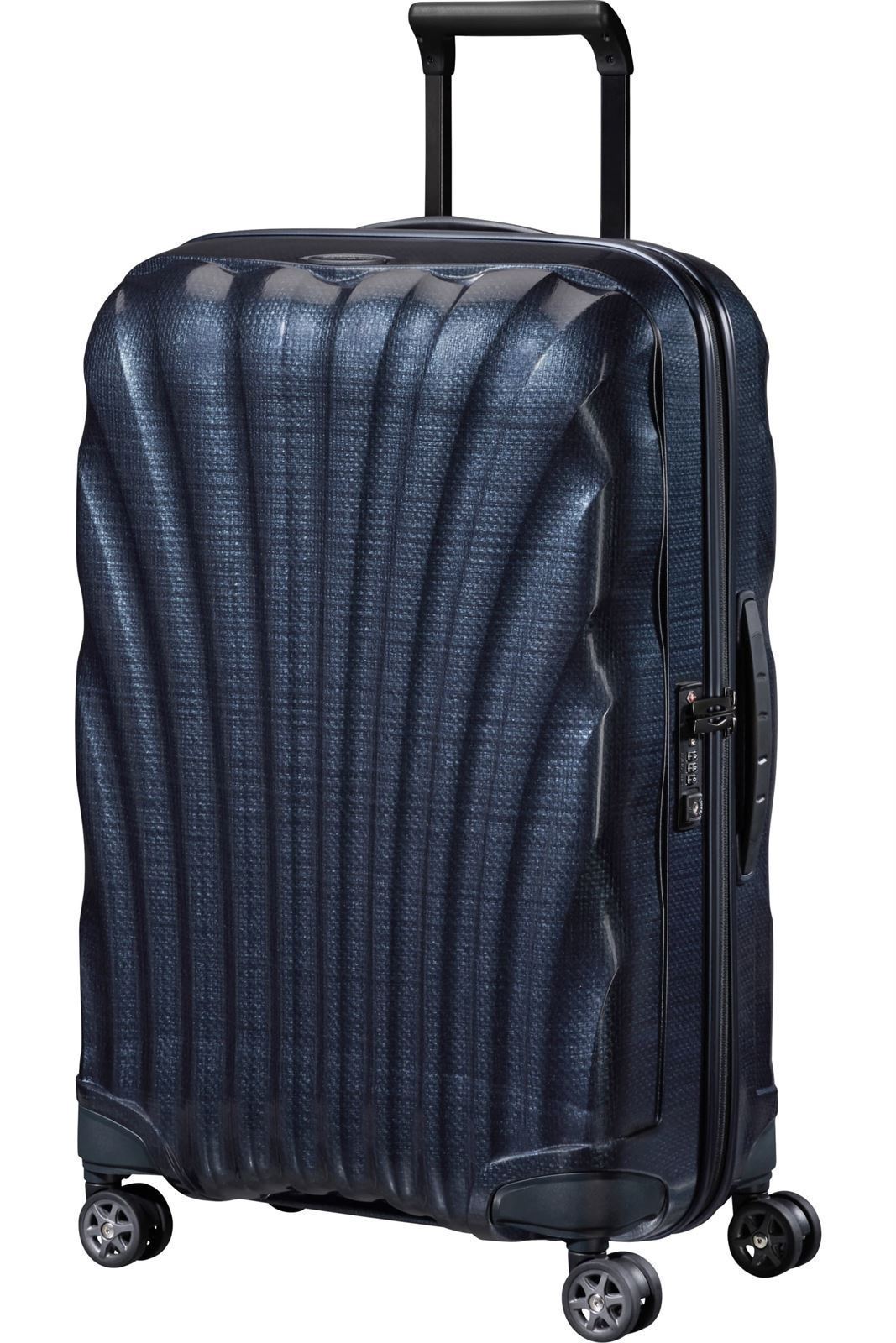Samsonite Maleta C-Lite Mediana 69 Cms Capacidad 68 Litros Ultra Resistente y Ligera 2.5 Kilos color Midnight Blue - Imagen 2
