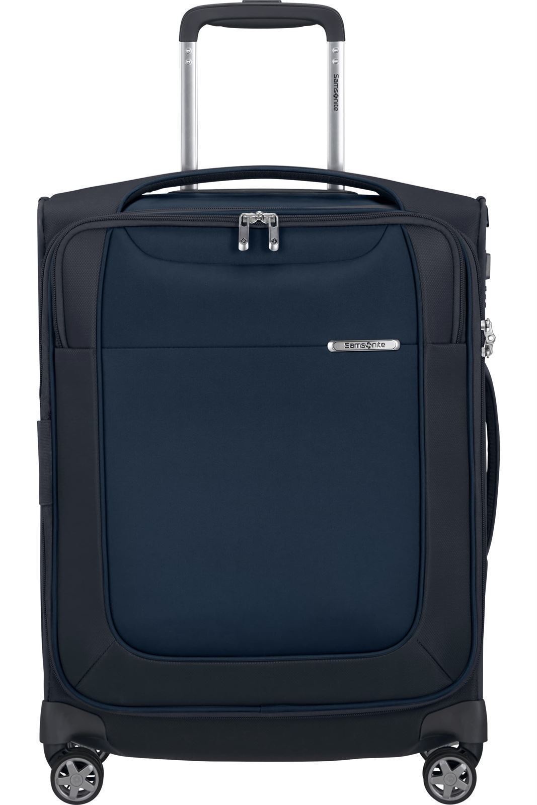 Samsonite Maleta D-Lite Cabina Expandible 55X40X20/25 Cms Capacidad 39/44 Litros Ultra Resistente y Ligera 2 Kilos color Azul Marino - Imagen 1
