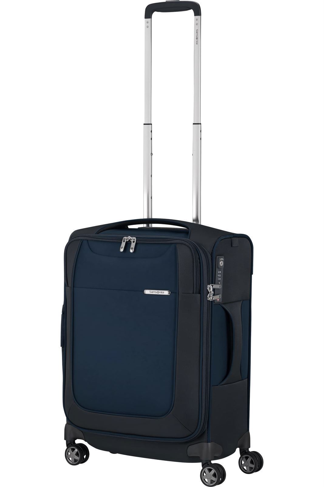 Samsonite Maleta D-Lite Cabina Expandible 55X40X20/25 Cms Capacidad 39/44 Litros Ultra Resistente y Ligera 2 Kilos color Azul Marino - Imagen 5
