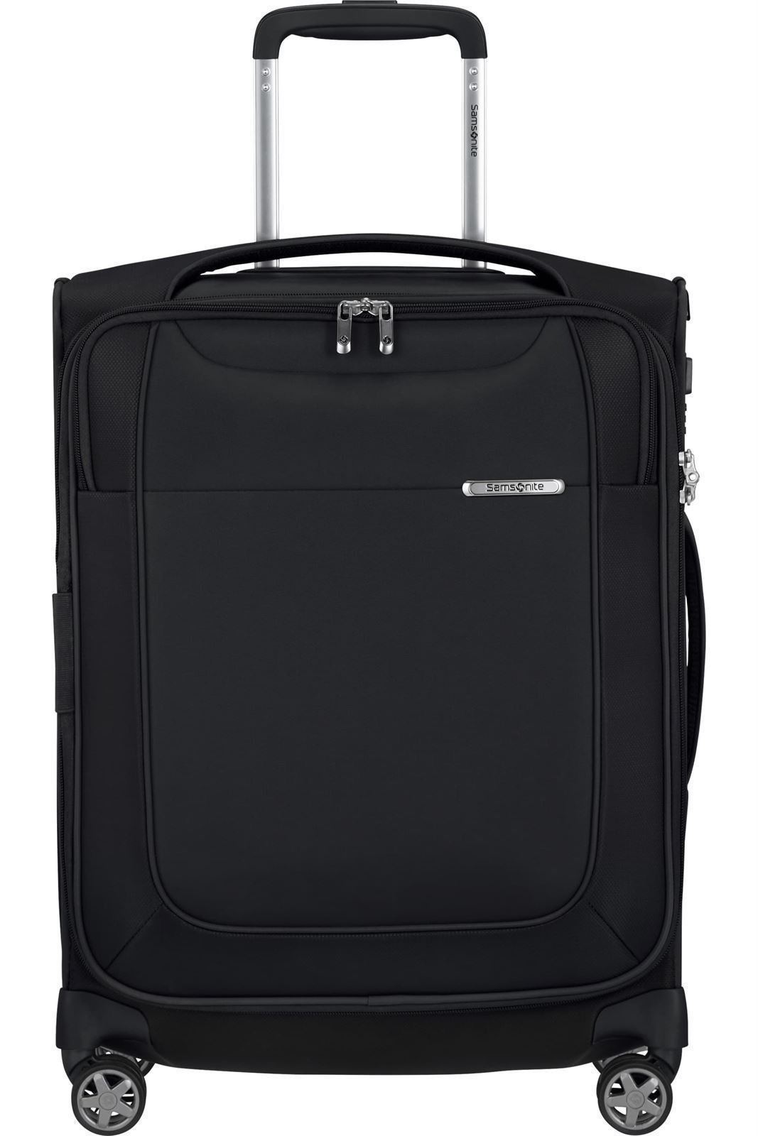 Samsonite Maleta D-Lite Cabina Expandible 55X40X20/25 Cms Capacidad 39/44 Litros Ultra Resistente y Ligera 2 Kilos color Negro - Imagen 3