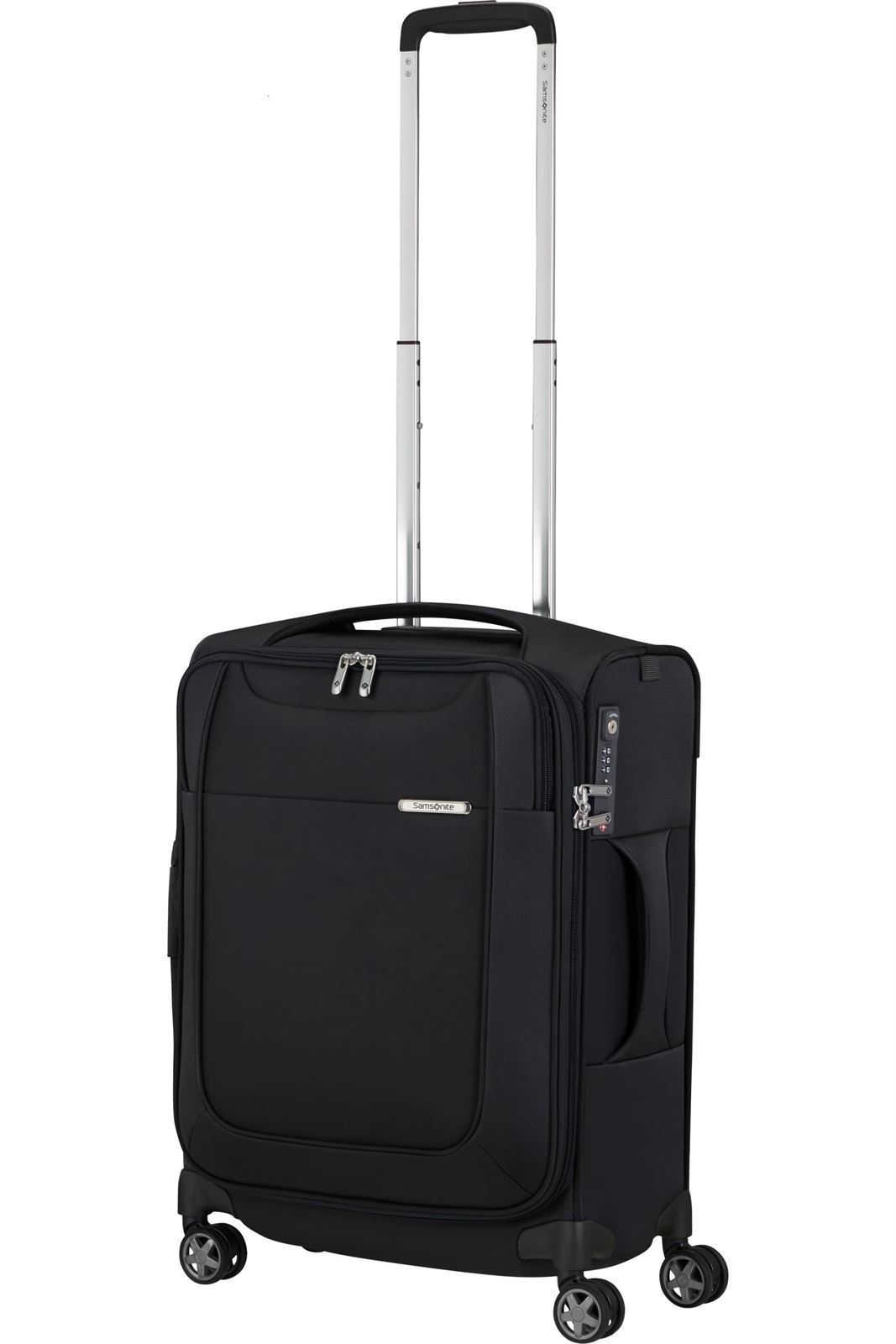 Samsonite Maleta D-Lite Cabina Expandible 55X40X20/25 Cms Capacidad 39/44 Litros Ultra Resistente y Ligera 2 Kilos color Negro - Imagen 5