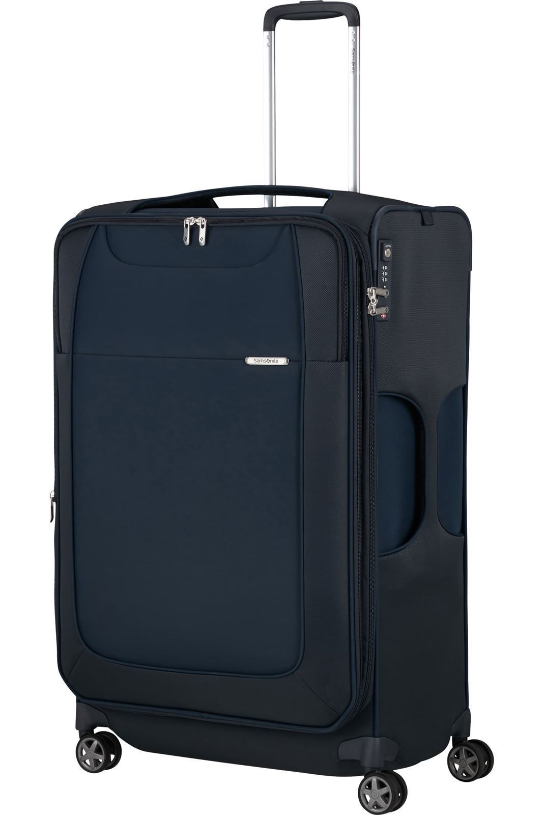 Samsonite Maleta D-Lite Grande Expandilble 78 Cms Capacidad 107/118 Litros Ultra Resistente y Ligera 3 Kilos color Azul Marino - Imagen 5