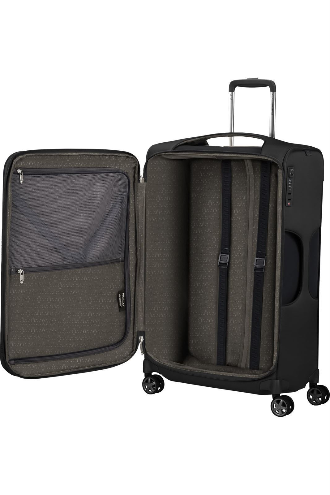 Samsonite Maleta D-Lite Mediana Expandilble 71 Cms Capacidad 85/91 Litros Ultra Resistente y Ligera 2.6 Kilos color Negro - Imagen 3