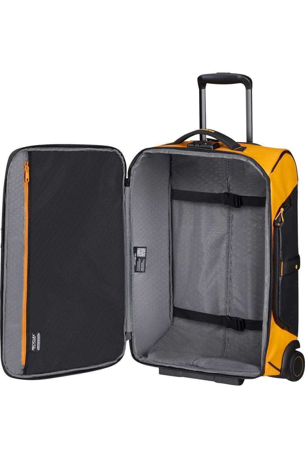 Samsonite Maleta Ecodiver Cabina 2 Ruedas 55X40X20 Cms Capacidad 48 Litros Impermeable y Ligera 2.5 Kilos color Amarillo - Imagen 3