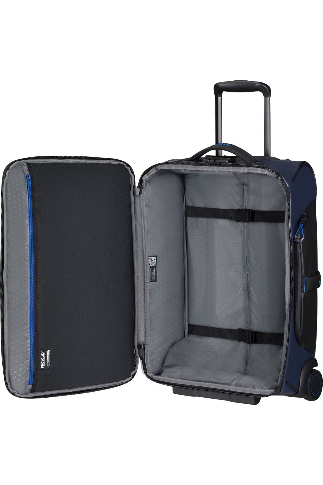 Samsonite Maleta Ecodiver Cabina 2 Ruedas 55X40X20 Cms Capacidad 48 Litros Impermeable y Ligera 2.5 Kilos color Azul Marino - Imagen 3