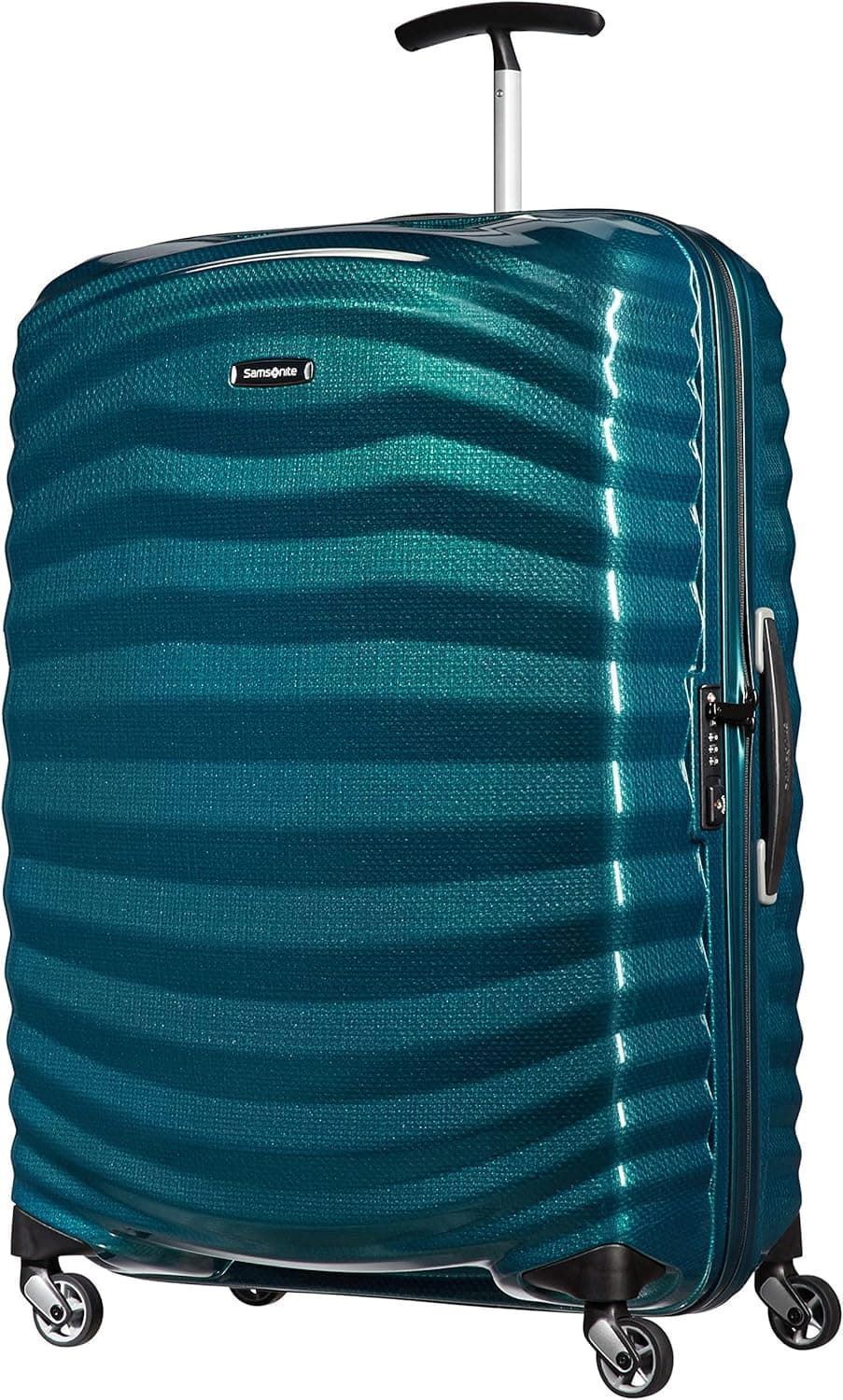 Samsonite Maleta Lite-Shock Grande 75x51x31 Cms Capacidad 98 Litros Ultra Resistente y Ligera 2.5 Kilos color Azul (Petrol Blue) - Imagen 2