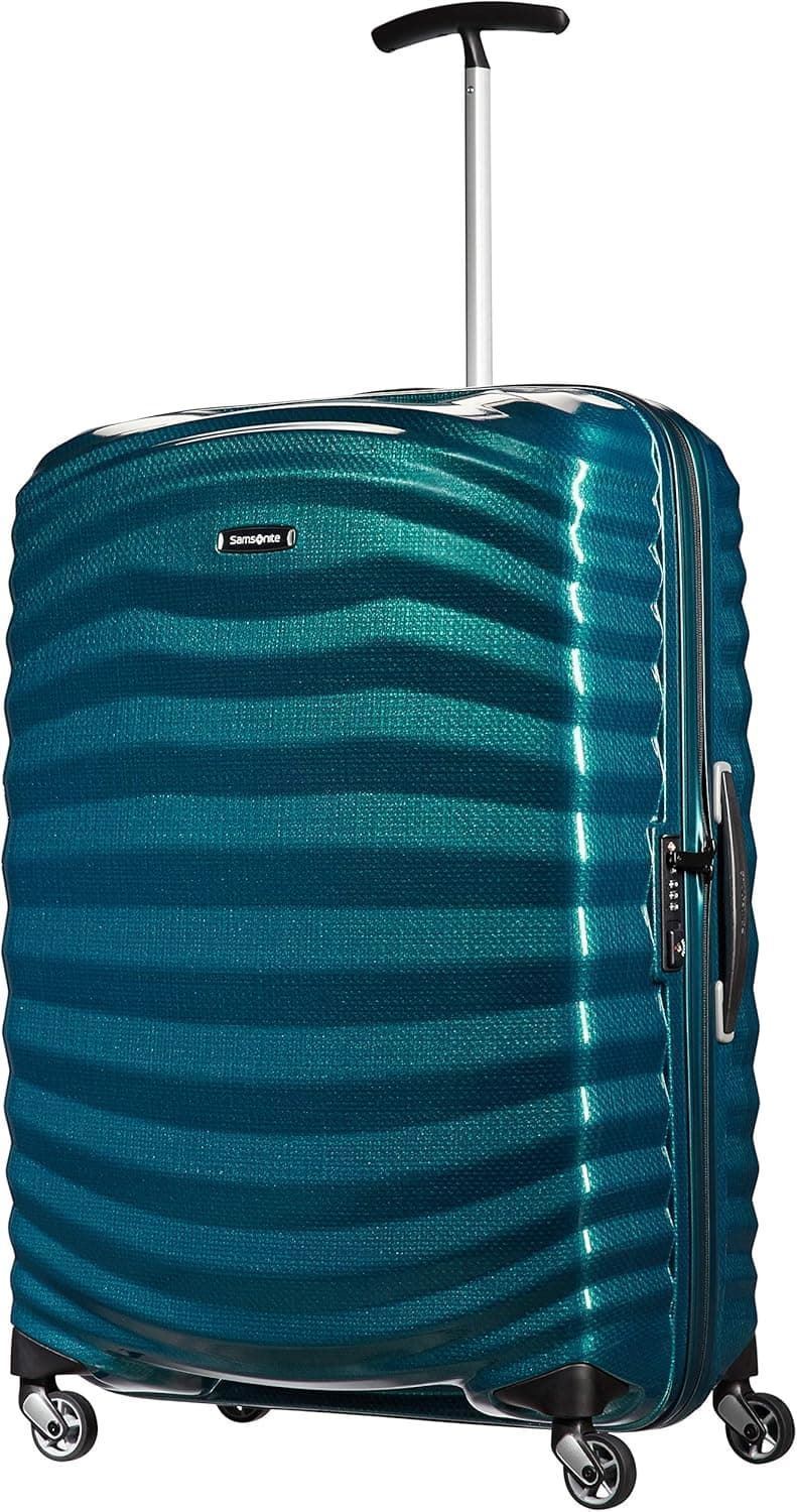 Samsonite Maleta Lite-Shock Grande 75x51x31 Cms Capacidad 98 Litros Ultra Resistente y Ligera 2.5 Kilos color Azul (Petrol Blue) - Imagen 3