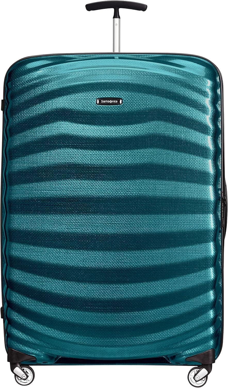 Samsonite Maleta Lite-Shock Tamaño Grande XL 81x55x33 Cms Capacidad 124  Litros Ultra Resistente y Ligera Kilos color Azul (Petrol Blue)