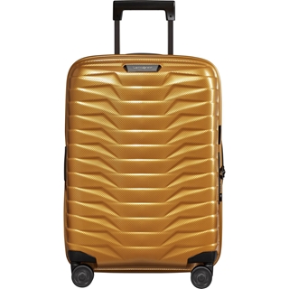 Samsonite Maleta Proxis Cabina Expandible 55X40X20/23 Cms Capacidad 38/44 Litros Ultra Resistente y Ligera 2.3 Kilos USB  color Honey Gold - Imagen 1
