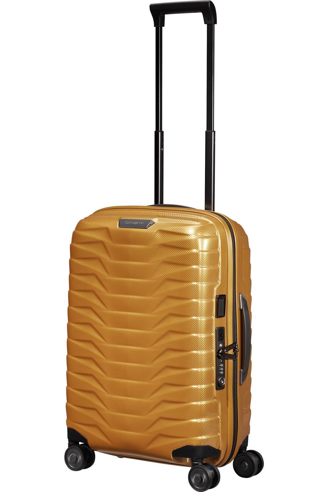 Samsonite Maleta Proxis Cabina Expandible 55X40X20/23 Cms Capacidad 38/44 Litros Ultra Resistente y Ligera 2.3 Kilos USB  color Honey Gold - Imagen 5