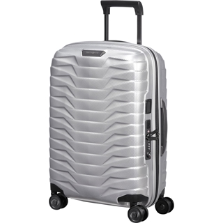 Samsonite Maleta Proxis Cabina Expandible 55X40X20/23 Cms Capacidad 38/44 Litros Ultra Resistente y Ligera 2.3 Kilos USB  color Plata - Imagen 2