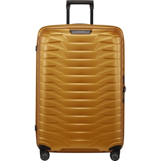 Samsonite Maleta Proxis Tamaño Grande 75 Cms Capacidad 94 Litros Ultra Resistente y Ligera 2.8 Kilos color Honey Gold - Imagen 1