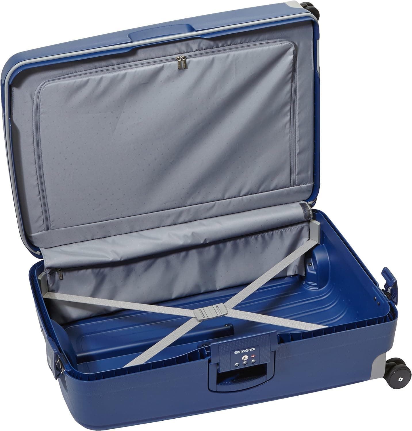 Samsonite S'Cure Maleta Grande 75 cms Resistente Ligera Color Azul Marino - Imagen 5