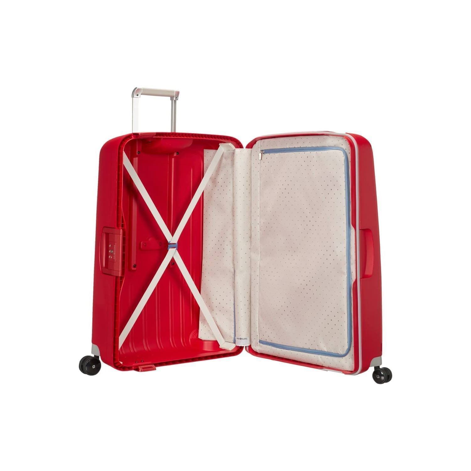 Samsonite S'Cure Maleta Grande 75 cms Resistente Ligera Color Rojo - Imagen 8