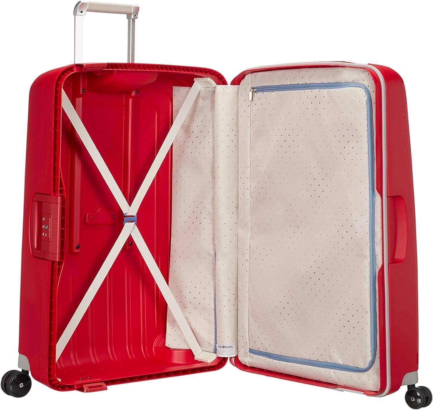 Samsonite S'Cure Maleta Mediana 69 cms Resistente Ligera Color Rojo - Imagen 3