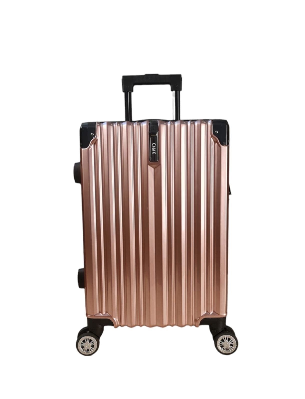 Travel Maleta Diamond Rígida de Cabina 55.0 x 37.0 x 20.0 cms Resistente y Ligera color Rosa Metal - Imagen 1