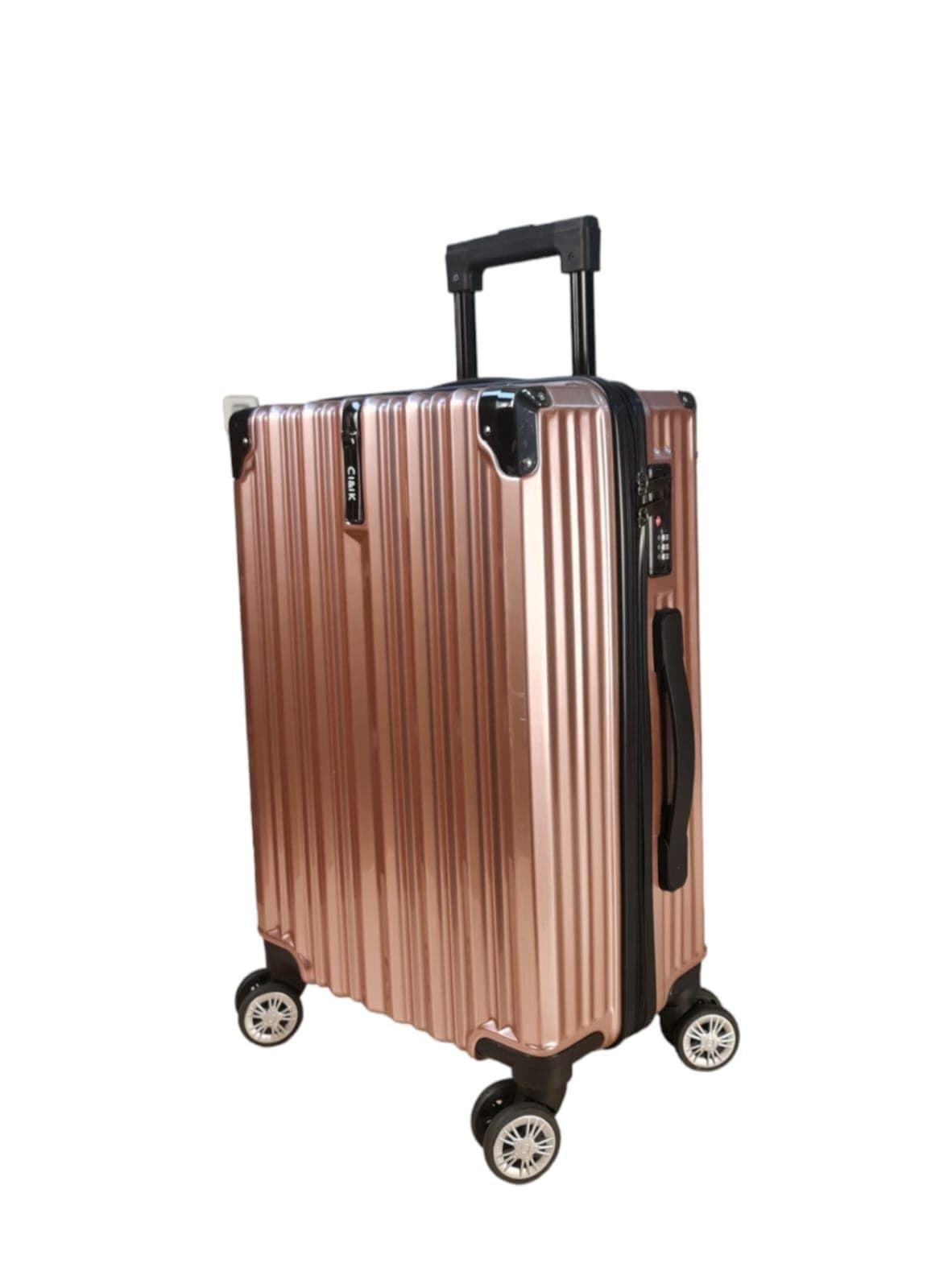 Travel Maleta Diamond Rígida de Cabina 55.0 x 37.0 x 20.0 cms Resistente y Ligera color Rosa Metal - Imagen 2