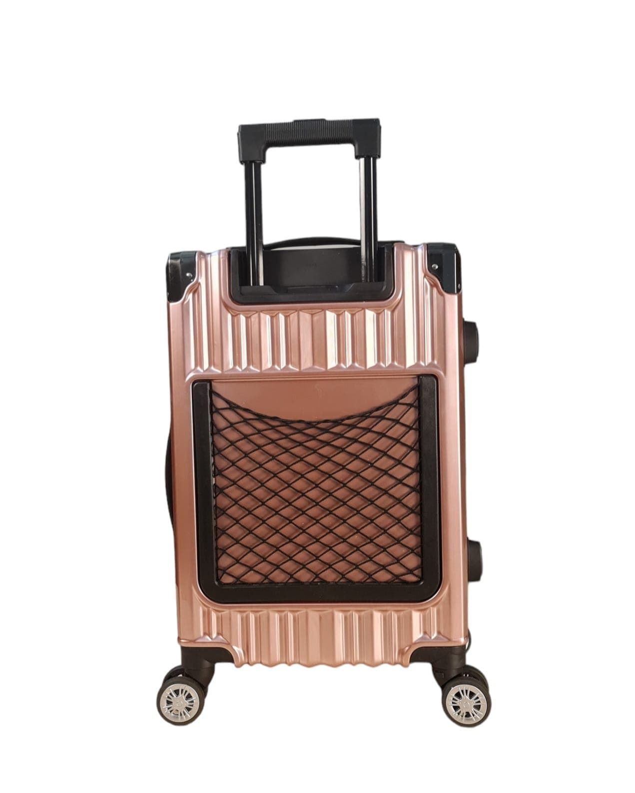 Travel Maleta Diamond Rígida de Cabina 55.0 x 37.0 x 20.0 cms Resistente y Ligera color Rosa Metal - Imagen 4