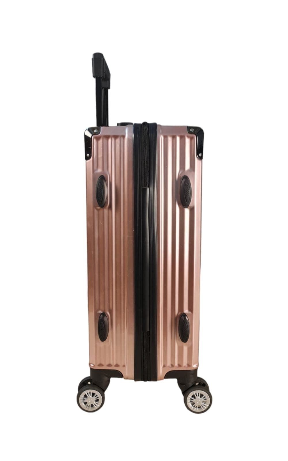 Travel Maleta Diamond Rígida de Cabina 55.0 x 37.0 x 20.0 cms Resistente y Ligera color Rosa Metal - Imagen 6