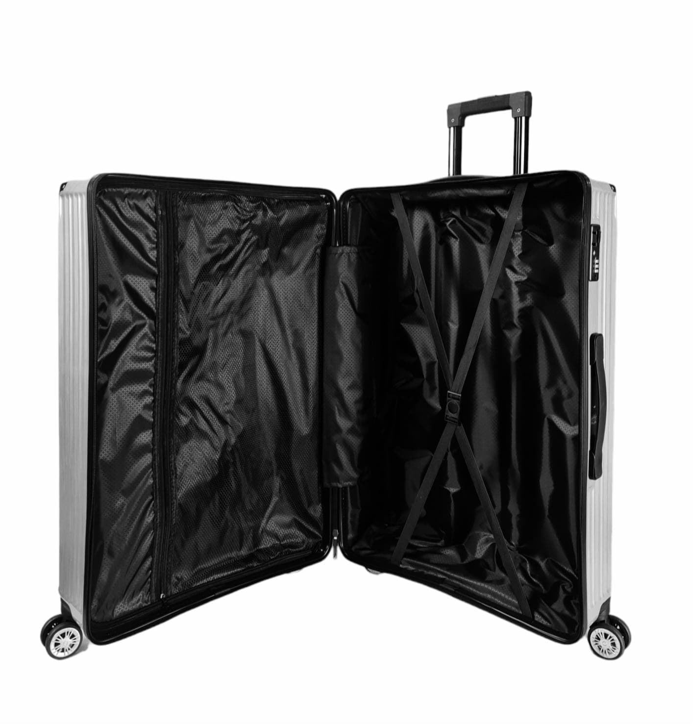 Travel Maleta Diamond Rígida Grande 75.0 x 46.0 x 30.0 cms Resistente y Ligera color Alumino - Imagen 12